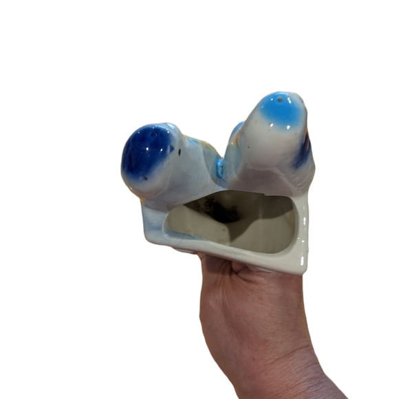 Vintage MCM ceramic parrots wall hanger- hard to find - Picture 6 of 9